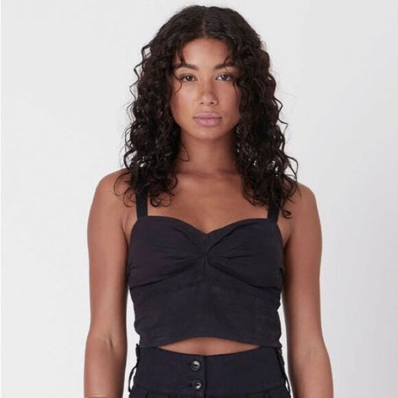 BURNING TORCH Cami Top in Beige - Picture 1 of 8